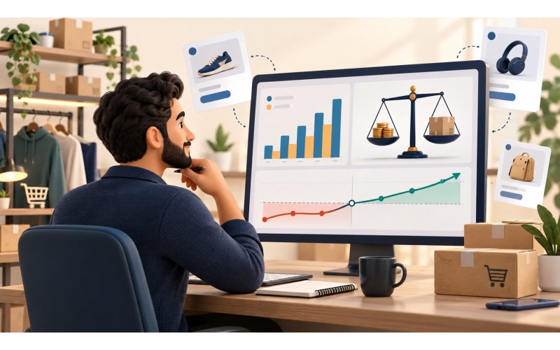 درآمد تبلیغاتی بالا اما سود کم؟ محاسبه نقطه سربه‌سر فروشگاه اینترنتی